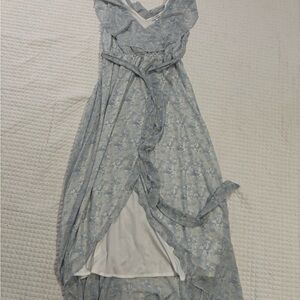 Baltic Born Elegant Blue Floral Women's Dress